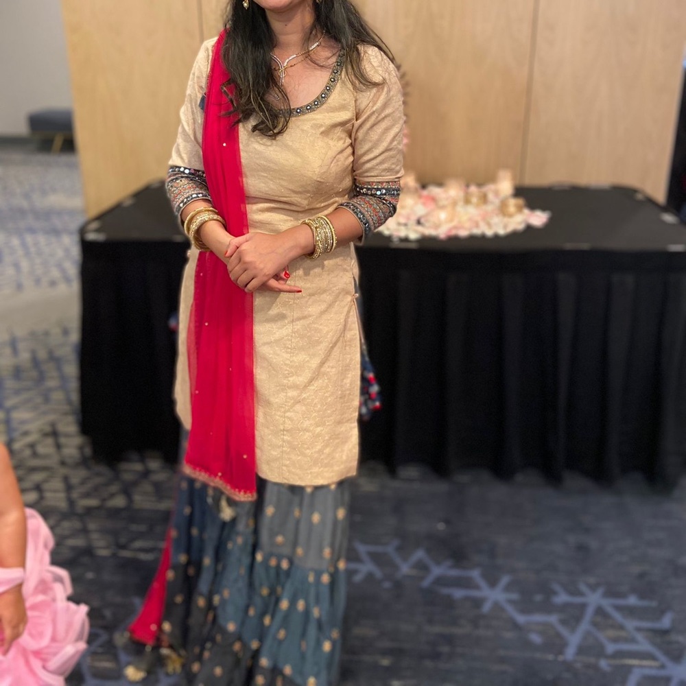Sharara suit frim Bombay designers
